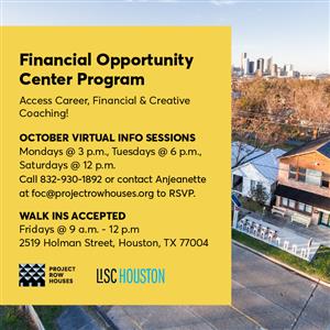 Financial Opportunity Center Program